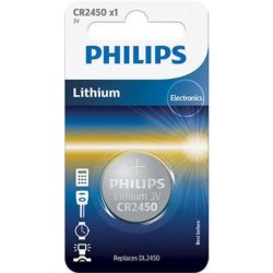 Philips Lithium Cr2450 3v Battery