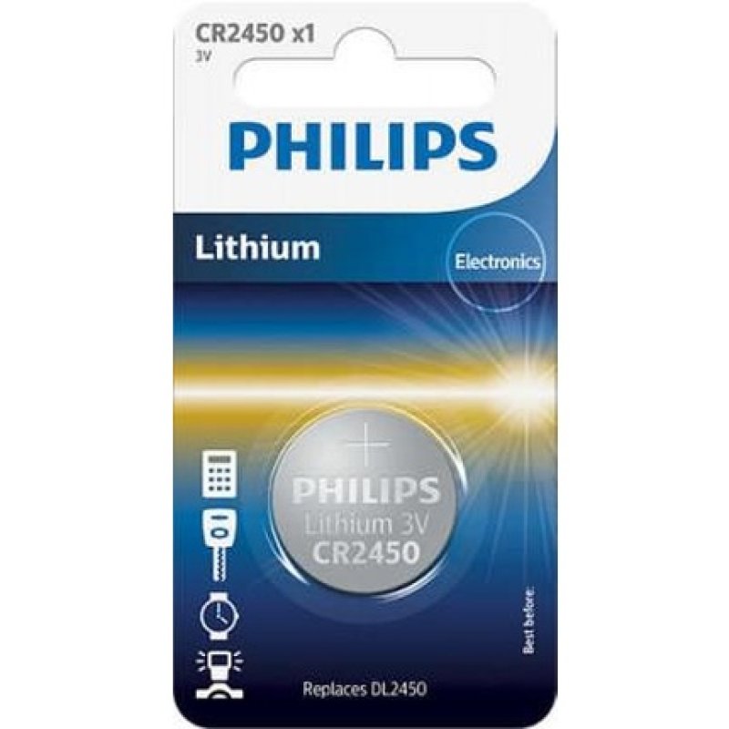 Philips Lithium Cr2450 3v Battery