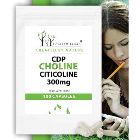Choline Forest Vitamin CDP Choline Citicoline 300mg Capsules for Memory