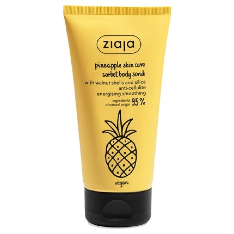 Piña Exfoliante Corporal Anticelulítico Con Cáscaras De Nuez Y Sílice 160ml