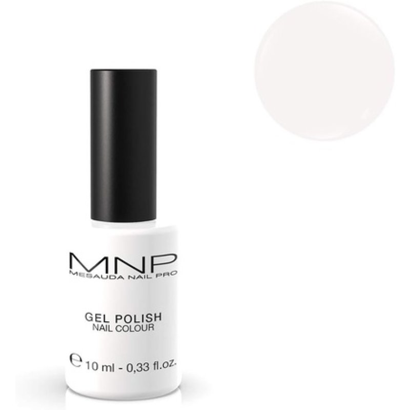 Mesauda Semipermanent Gel Polish Nail Color 23 White 10ml