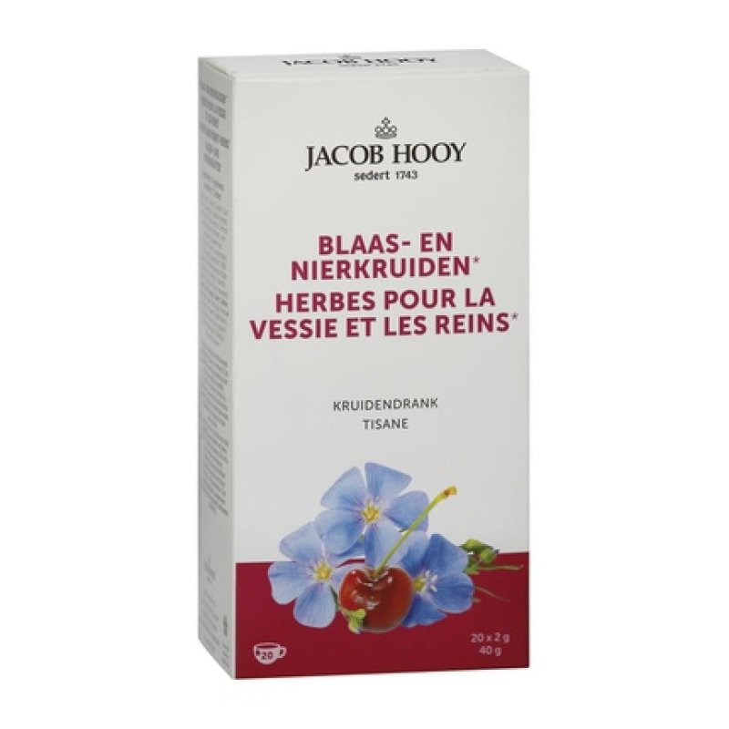 Jacob Hooy Tea Bladderkidney Herbs Sachets