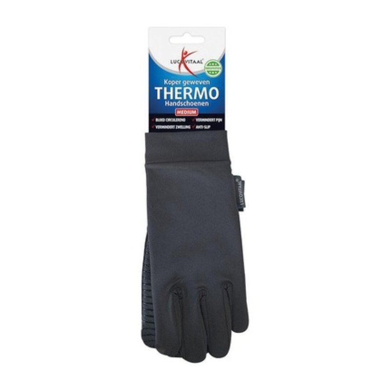 Lucovitaal Thermo Gloves Copper Woven Size Small