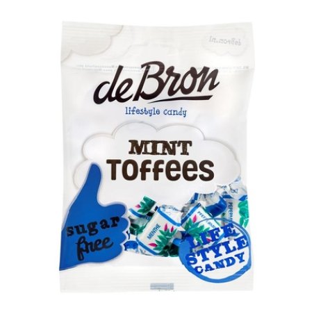 De Bron Mint Toffees Sugar Free