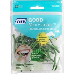 TEPE GOOD Mini Flosser Green 36 Pieces - Pack of 36