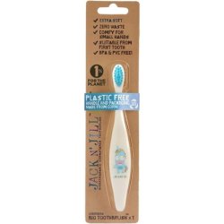 Jack N' Jill Kids Plastic Free Bio Toothbrush with Soft Nylon Bristles - Unicorn