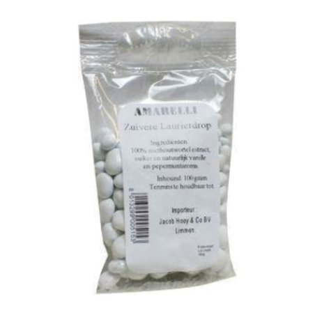 Jacob Hooy Laurier Drop Bag Peppermint White