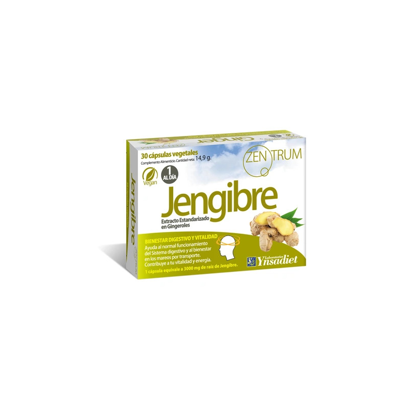 Ynsadiet Zentrum Ginger 30 Capsules