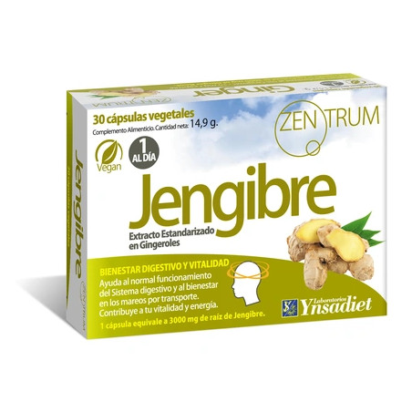 Ynsadiet Zentrum Ginger 30 Capsules