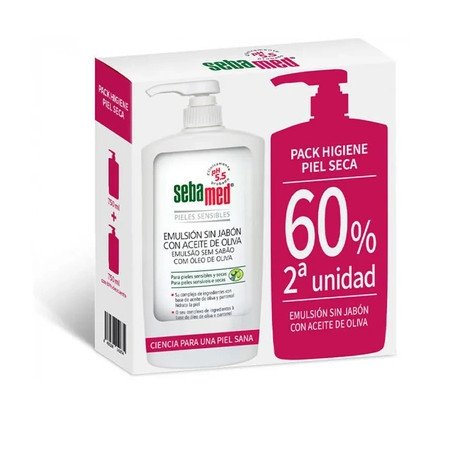 Sebamed Soapfree Emulsion With Olive Oil 750ml Duo