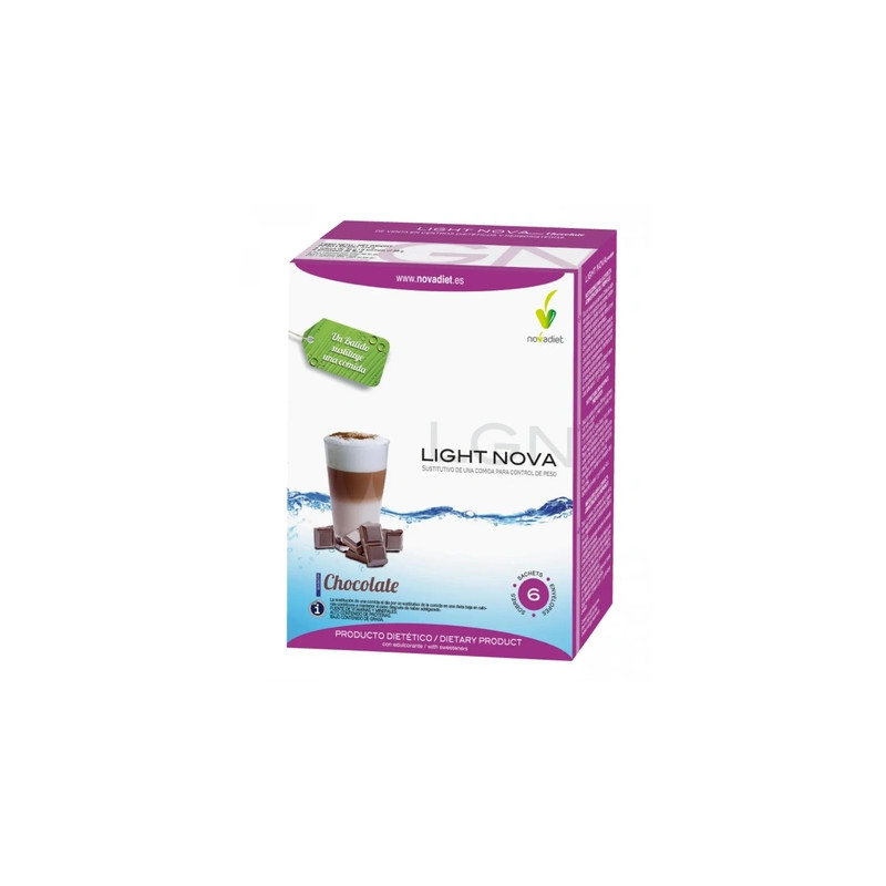 Novadiet Novadiet Light Nova Chocolate 6 Sachets