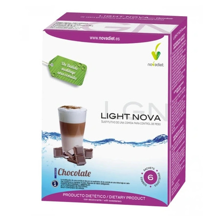 Novadiet Novadiet Light Nova Chocolate 6 Sachets