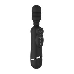 Shots Silicone Massage Wand Black