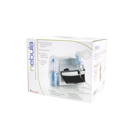 Nebula Spacer Air Liquide Medical Family Aerosol Nebulizer with Rinowash Nasal Shower