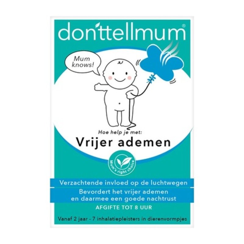 Donttellmum Vrijer Ademen Inhalation Plasters