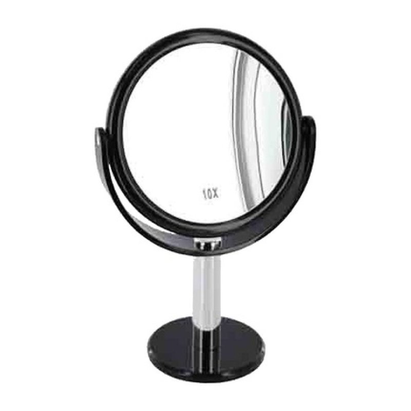 Leek Black Mirror On Stand 10x Magnifying