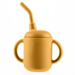 Zopa Silicone Mug 2 in 1 Mustard Yellow - 1 pc