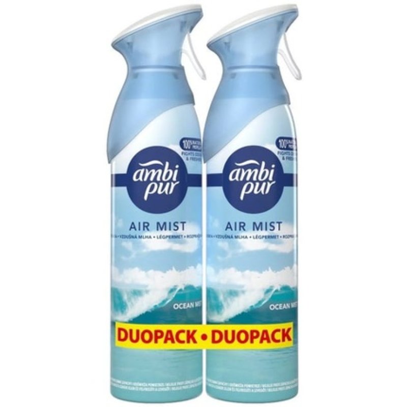 Procter & Gamble Ambi Pur Air Freshener Light Mist Freshelle 2x185ml Ocean Mist