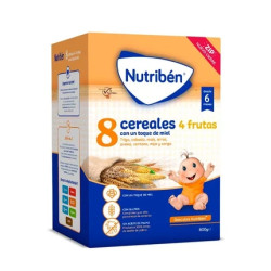 Nutriben Nutribn 8 Cereals And Honey 4 Fruits 600g