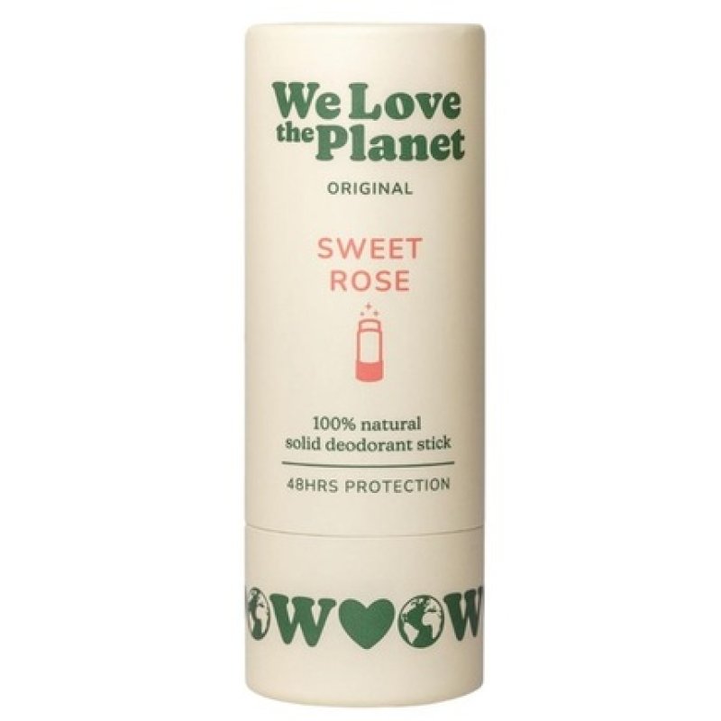 We Love The Planet Sweet Rose Deodorant Stick 40g