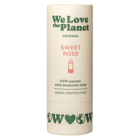 We Love The Planet Sweet Rose Deodorant Stick 40g