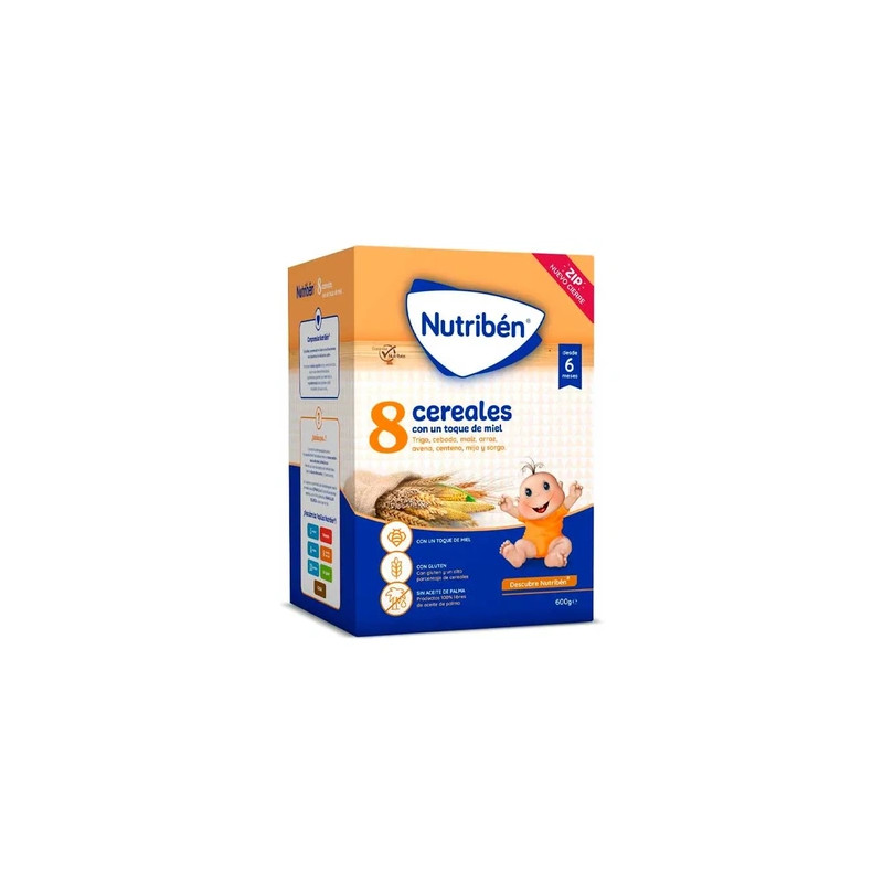 Nutriben Nutribn 8 Honey Cereals 600g