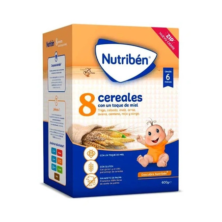Nutriben Nutribn 8 Honey Cereals 600g