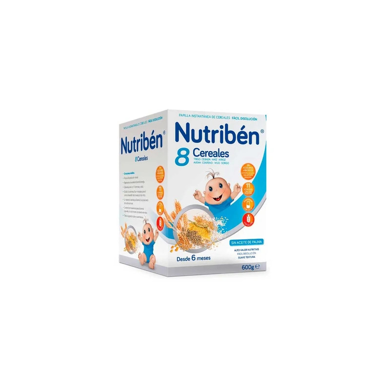 Nutriben Nutribn Papilla 8 Cereals 600g