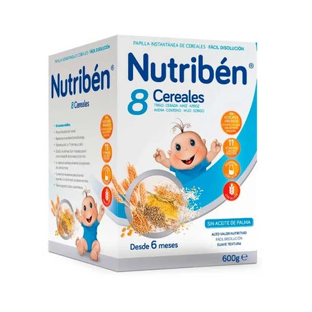 Nutriben Nutribn Papilla 8 Cereals 600g
