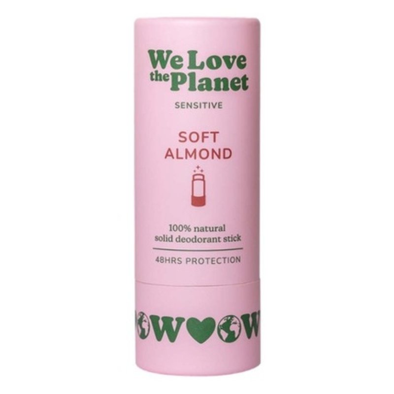We Love The Planet Soft Almond Sensitive Deo Stick 40g