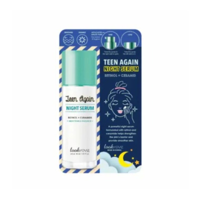 Look At Me Teen Again Night Serum With Retinol And Ceramides