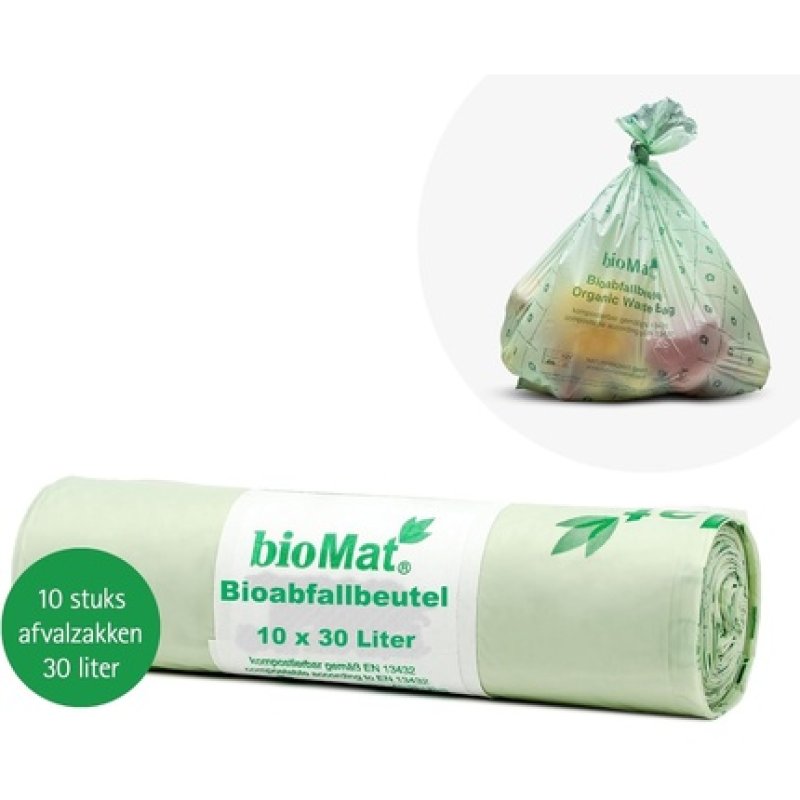 Biomat Compostable Trash Bag 30 Liters