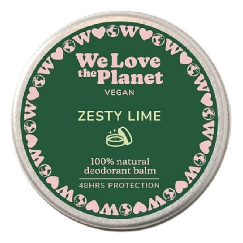We Love The Planet Zesty Lime Deo Cream 35g