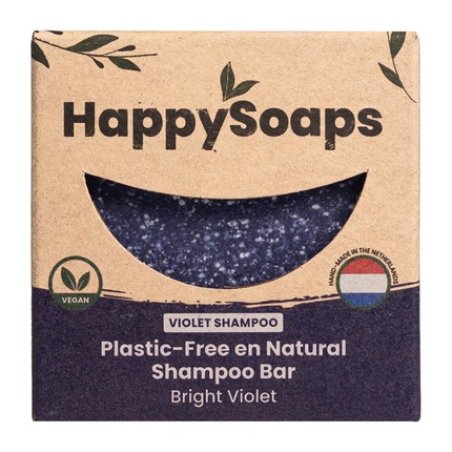 Happysoaps Shampoo Bar Bright Violet