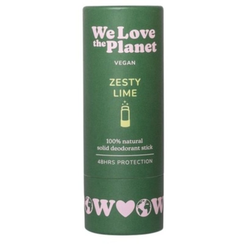We Love The Planet Deodorant Stick Zesty Lime 40g