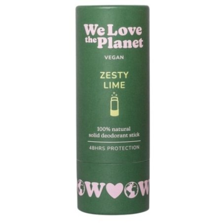 We Love The Planet Deodorant Stick Zesty Lime 40g
