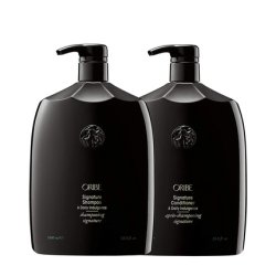 Oribe Signature Shampoo and Conditioner Liter Bundle