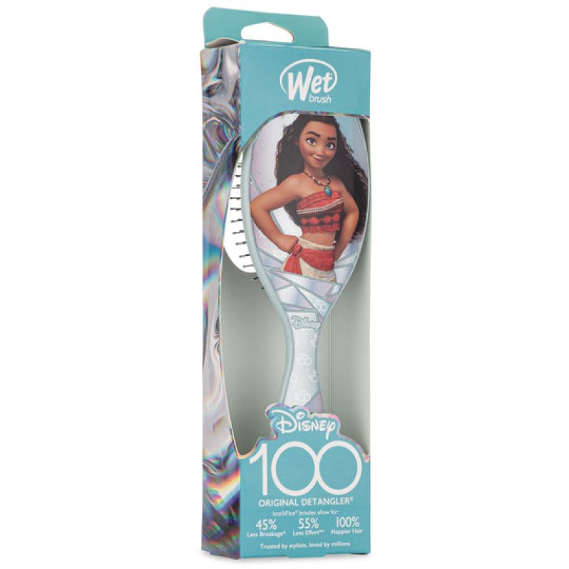 WetBrush Original Detangler Hair Brush with Ultra Soft Intelliflex Bristles - Disney 100 Collection Moana
