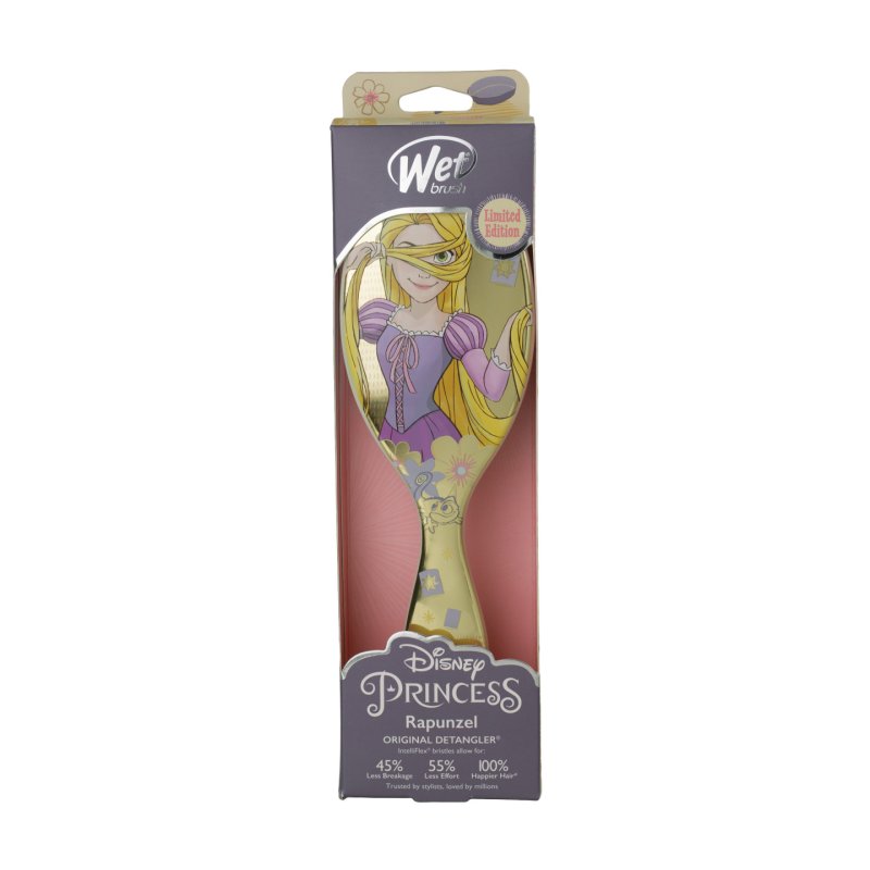 Wet Brush Original Detangler Princess Wholehearted Brush - Rapunzel Silver for Unisex 1 Pc Hair Brush