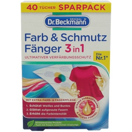 Dr Beckmann Color And Dirt Catching Cloths 40 Count