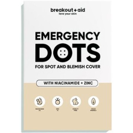 Breakoutaid Emergency Dots Acne Patches With Niacinamide And Zinc 72 Pieces