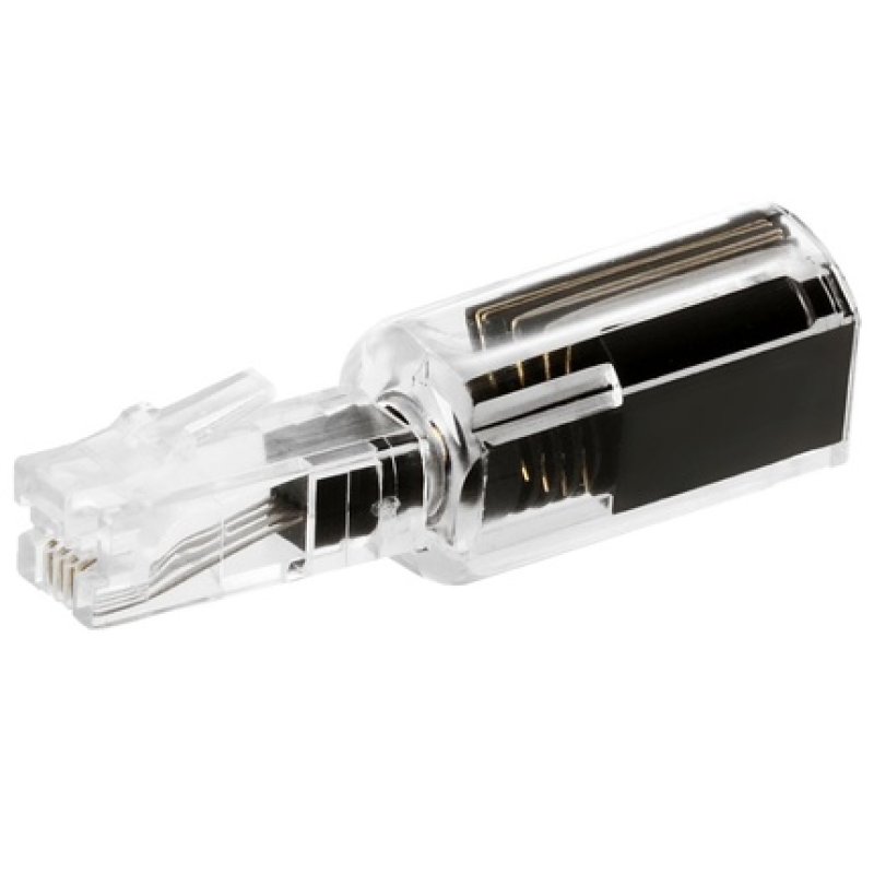 Helos Untangler Twiststop Slim Form Blacktransparent Loose