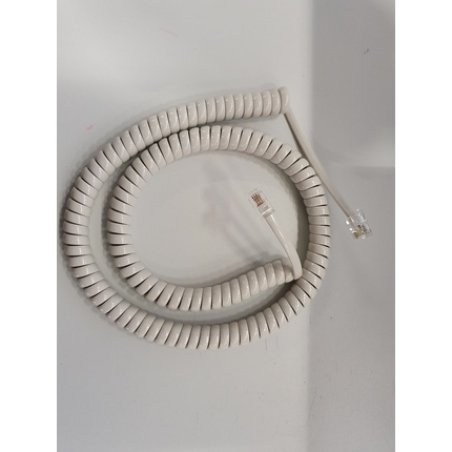 Helos Spiral Cable Long Light Grey Loose