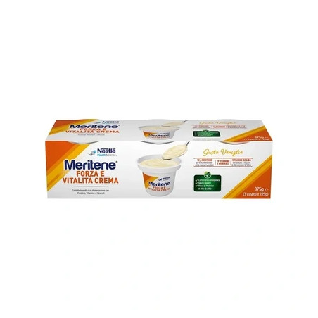 Nestle Meritene Forza E Vitalit Cream Nutritional Supplement Multivitamin And High Protein Vanilla Flavor 3 Cups