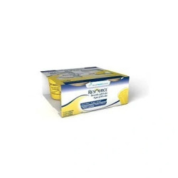 Nestle Resource Acqua Gelificata Lemon Hydrating And Refreshing Dietary Supplement 4x125 Ml