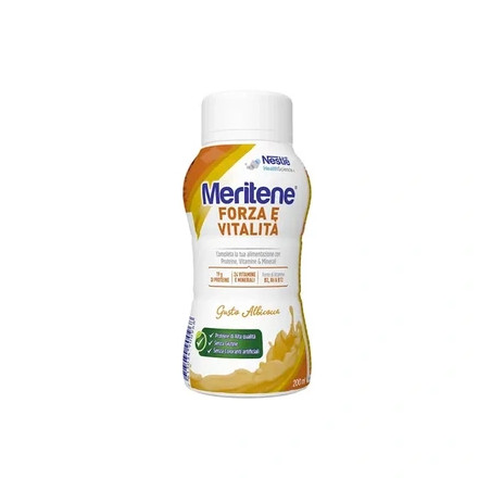 Nestle Meritene Forza E Vitalit Drink Multivitamin And Highprotein Supplement Apricot Flavor 200 Ml
