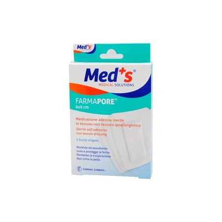Med's Farmapore Sterile Adhesive Dressing 9x600cm - Pack of 5