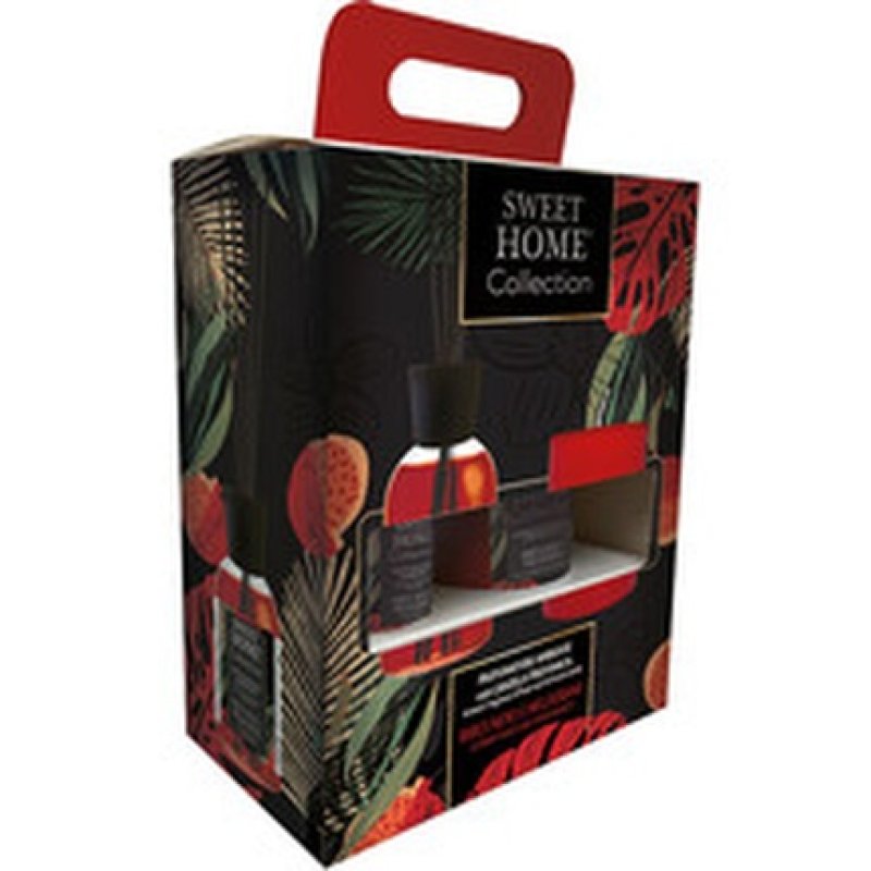 Sweet Home Collection Currant Black And Pomegranate Set