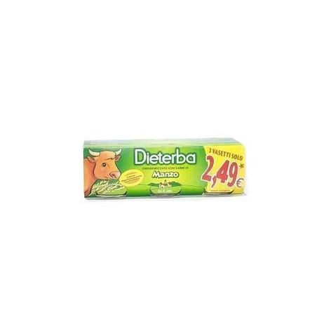 Dieterba Beef Puree 3 Pieces 80 Grams