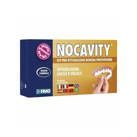 Nocavity Temporary Tooth Filling Set - Isolates the Tooth Cavity and Relieves Pain from Filling Loss, Small Cavities,